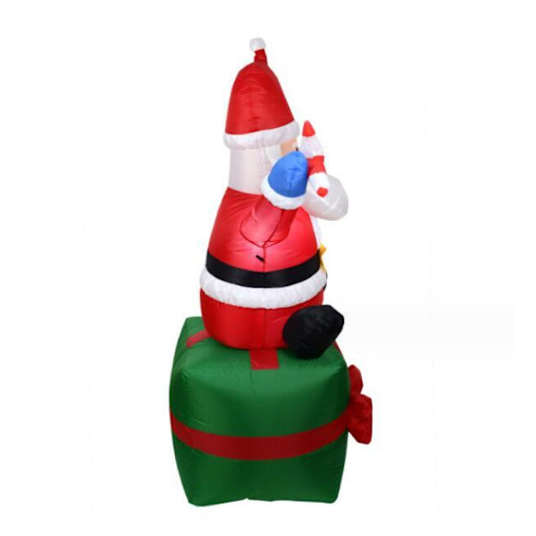 Jultomte Uppblåsbar Utomhusdekoration 1.8M