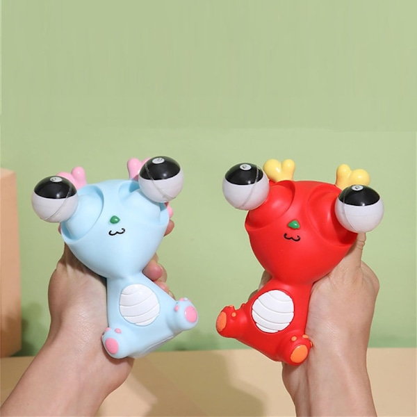 Fidget Pop -lelut, Silmät Ponnahtavat Pehmeät Fidget -lelut Green 2