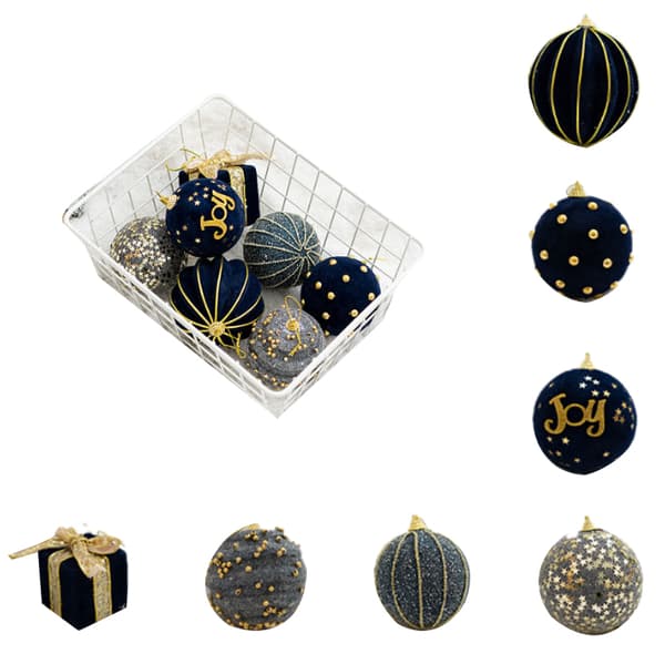 Julgran Julboll prydnader blue