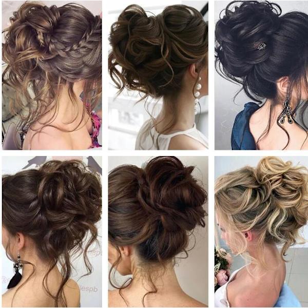 Messy Bun -hiuslisuke, Röpelöinen Updo -elastisella hiuslisukkeella light brown