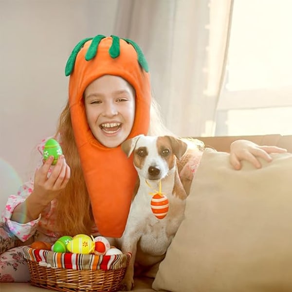 1 stk Gulerodshat Sjov Gulerods Hovedbeklædning Nyhed Unisex Grøntsager Gave