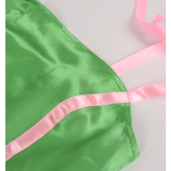 Barbie Cosplay Kläder för Kvinnor - Fullt Set för Vuxna Green L