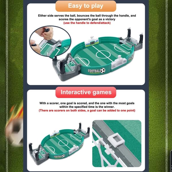 Shootout spel för bordsfotboll Green
