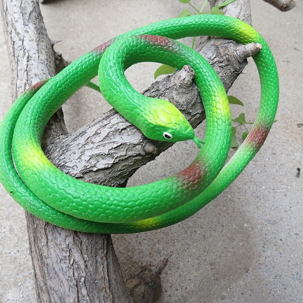 5 st Realistic Fake Snakes Leksak Mjuk Gummi Orm Figur Trädgårdsslang 5PCS#2