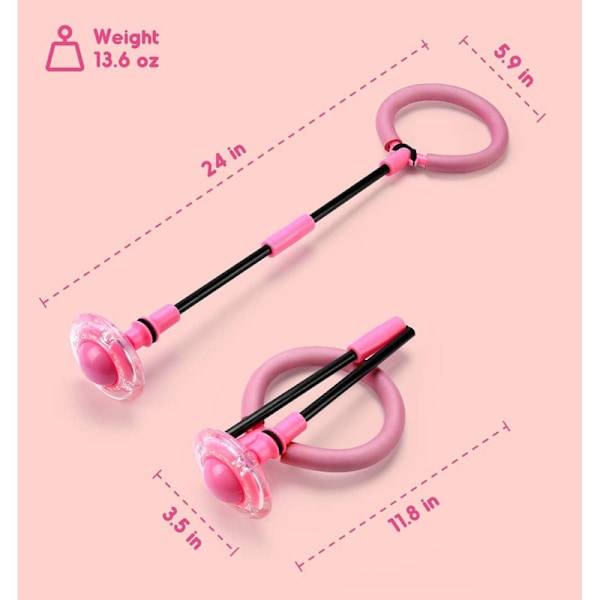 Lasten Taitettava Nilkkahyppy Pallo Valaiseva Hyppy Värikäs Urheilun Hyppy Pallo Pojat Tytöt Lelut Pink