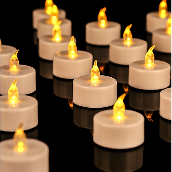 Flamlösa LED-ljus för bröllopsfest 12 PCS