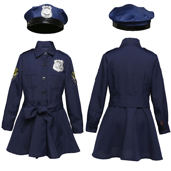 Tyttöjen Poliisiasu Lapsille S