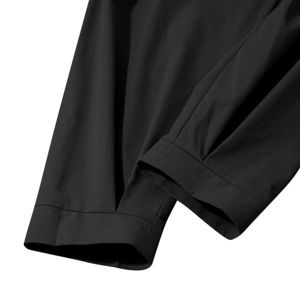 Haremsbyxor för män Casual Loose Fit Baggy Pants Black XL