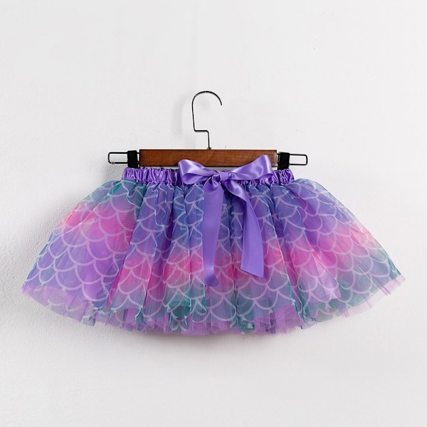 Tyttöjen Kerroksittainen Tähti-Sekvenssit Tutu-Hamemekko Purple M