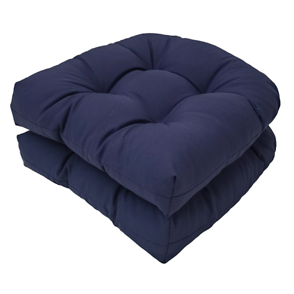 Utestolputer Set av 2, Pute for Hagemøbler NAVY