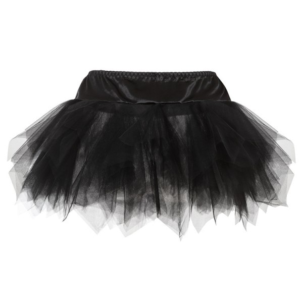 Tutuskjort för kvinnor, danskjolar för cosplayfest Black 3XL