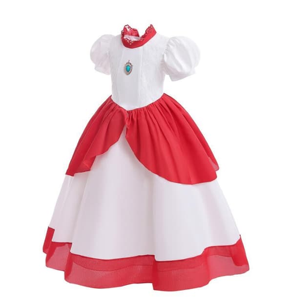 Pigekjoler i Pink til Jul - Prinsessekjoler White 100CM
