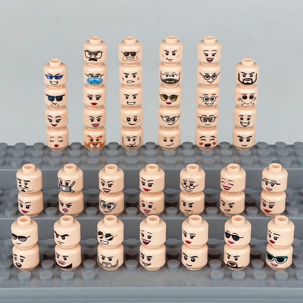 56st Mini Expressions Figurer Block Set white