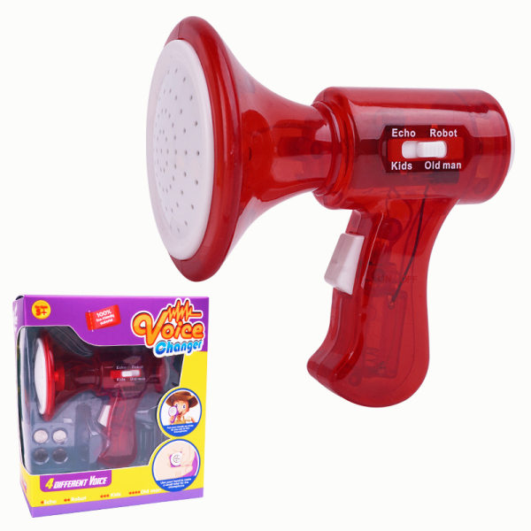 Kidzlane Voice Changer mikrofon för barn megafon funktion red