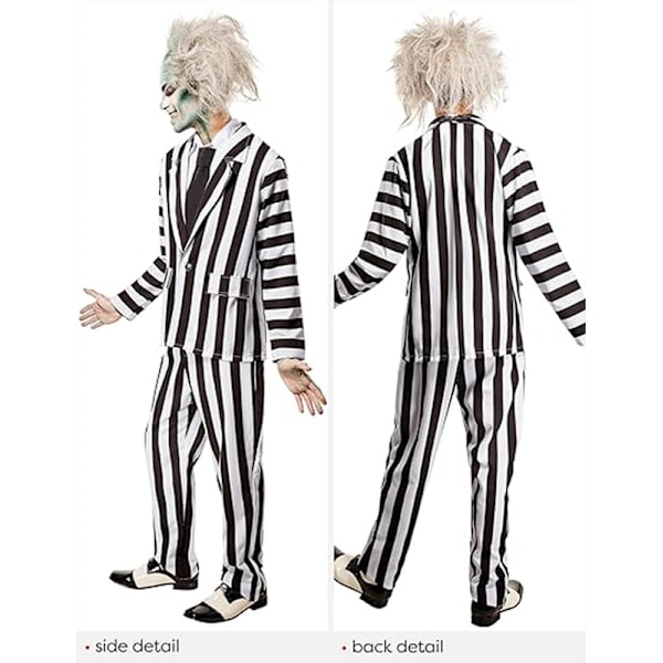 Herr Beetlejuice Deluxe Kostym M