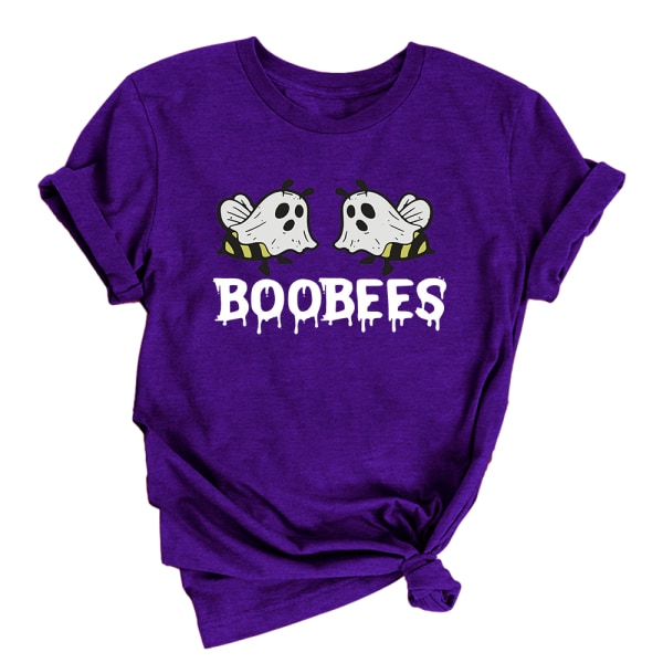 Boo Bees Rolig Par-Halloweenkostym för Vuxna Purple S