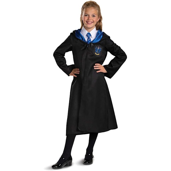 Harry Potter Børne Klassisk Slytherin Kappe Kostume Blue-Kid 115