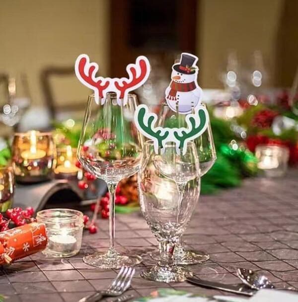 80 stk Julevinbriller Innstikkort 80PCS