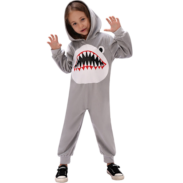 Hain haikara -lastu -lastu lasten eläinpuku tytöille pyjama yhden osan pehmeä yöasu S