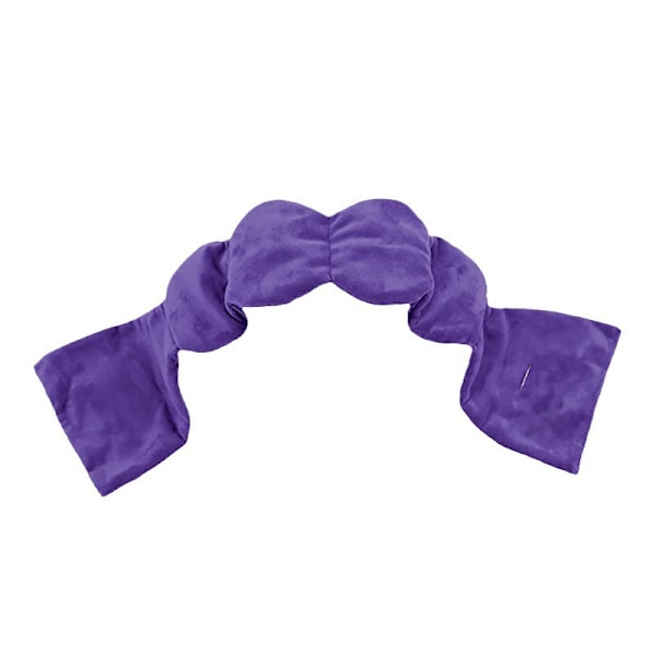 Blød Tryk Søvnmaske, Lysblokerende Design til Søvn, Rejser & Afspænding purple