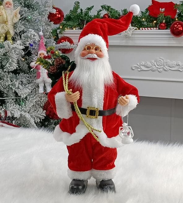 Julemann Figur i Stående Positur Red
