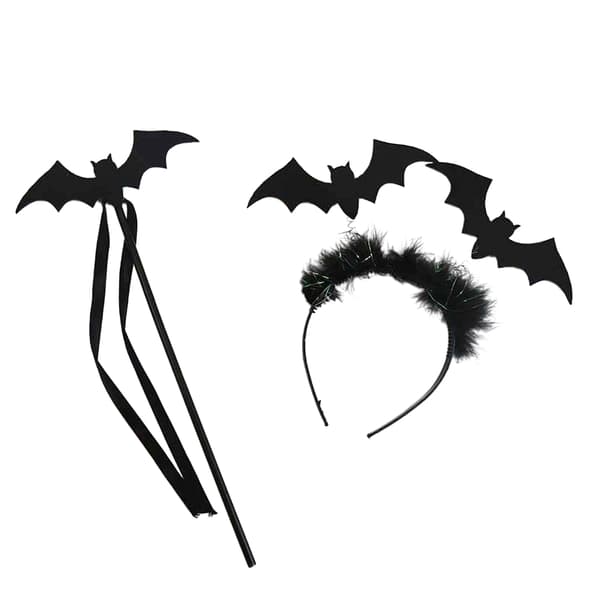 Halloween Fallerängelsdräkt för Flickor, Svart Festklänning Style 2