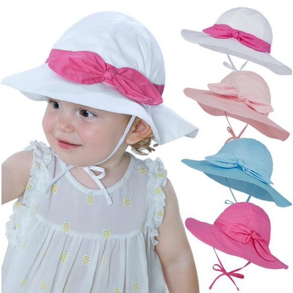 Baby sommar solskydd barn flickor hatt Blue 52