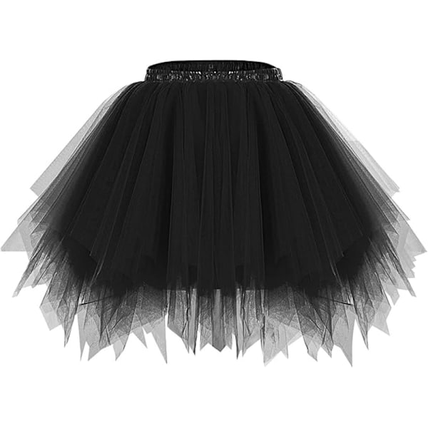 Naisten Tutu-hame Ballet Kupla Tanssihame Black