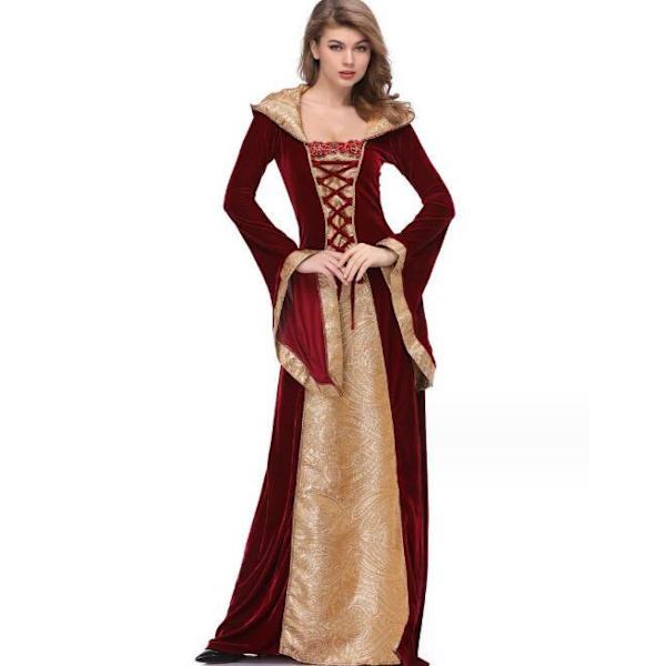 Europæiske Vintage Hofbold Kappe Prinsesse Kjoler M