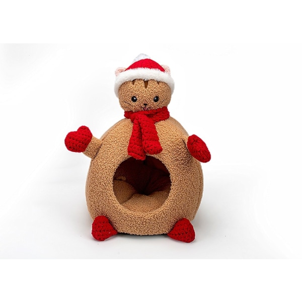 Julkattsäng, Kan Användas Som Julkattslåda Khaki M