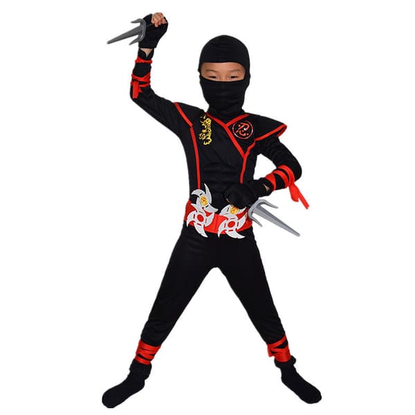 Børne Stealth Ninja Kostume XL