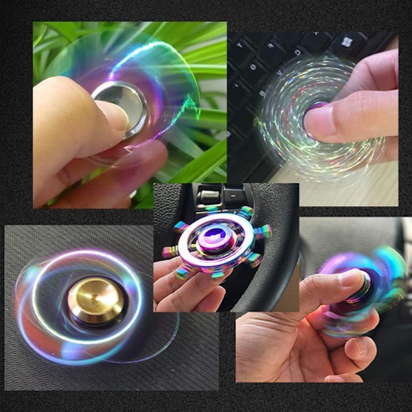 Coola Fidget Spinners Leksak Metall för Barn och Vuxna