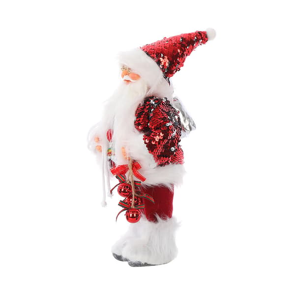 Stående Julemand Mini Figur - Julepynt Ornament Style 7