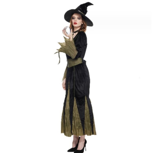 Naisten Noitapukusetti Halloween-asu L