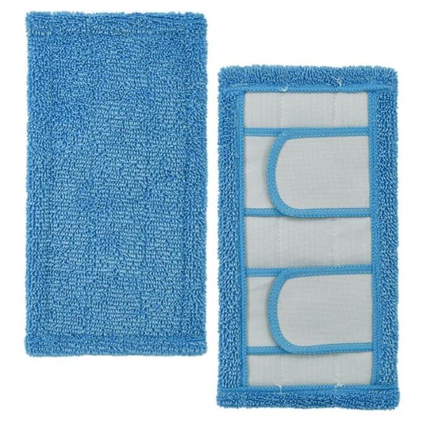 2 st Återanvändbar moppdyna för sopmopp blue