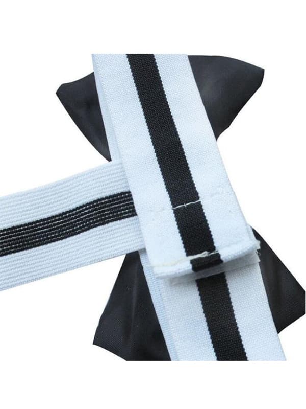 Miesten tarjoilijan cosplay-solmiobodystringit Black