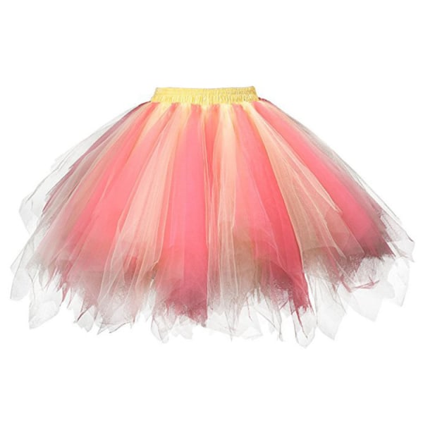 Tutu-kjol för flickor pink yellow M