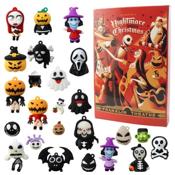 24 stk Halloween Adventskalender Blind Box Style 3