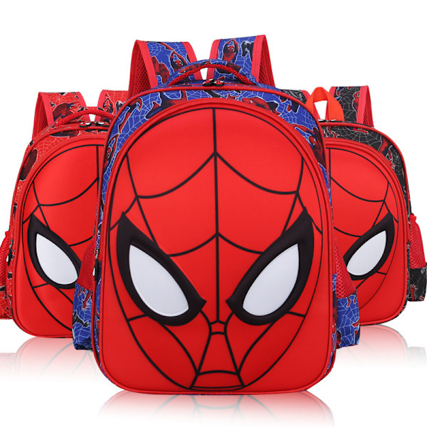 Ryggsäck för småbarn 3D Comic skolväska Lätt ryggsäck Red