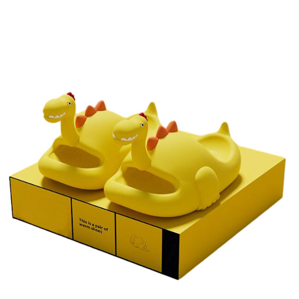 Dames EVA Dinosaur Formet Utesko Yellow 39-40