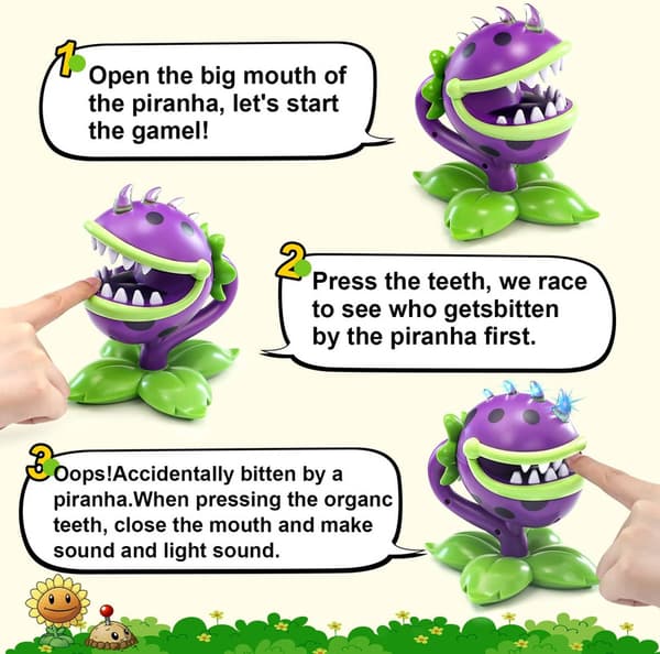 Växter vs Zombies bita finger och tänder extraktion spel