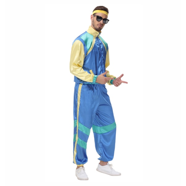 Hip Hop Kostymer Festklänning Kostym för halloween blue S