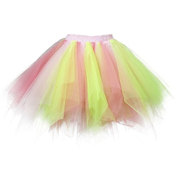 Tutu-kjol för flickor green pink S