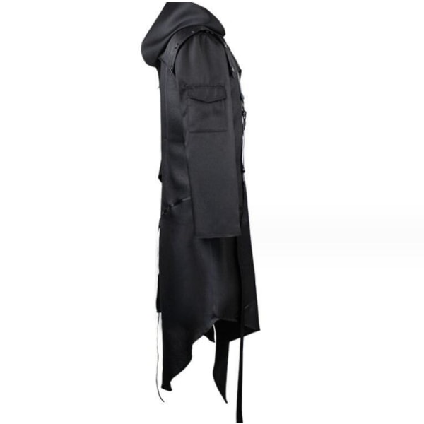 Herre Goth Vintage Jakke Halloween Frakk XL