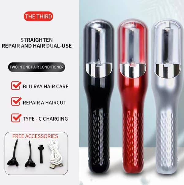 Hårklipper for Split Ends, Reparerende Behandling og Stylingverktøy Red