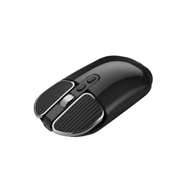 Trådløs Bluetooth-mus med 2.4G modtager Black