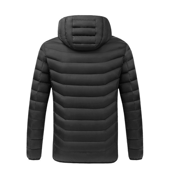 Oppvarmede jakker for menn Oppvarmede vinterjakker hettegenser XL