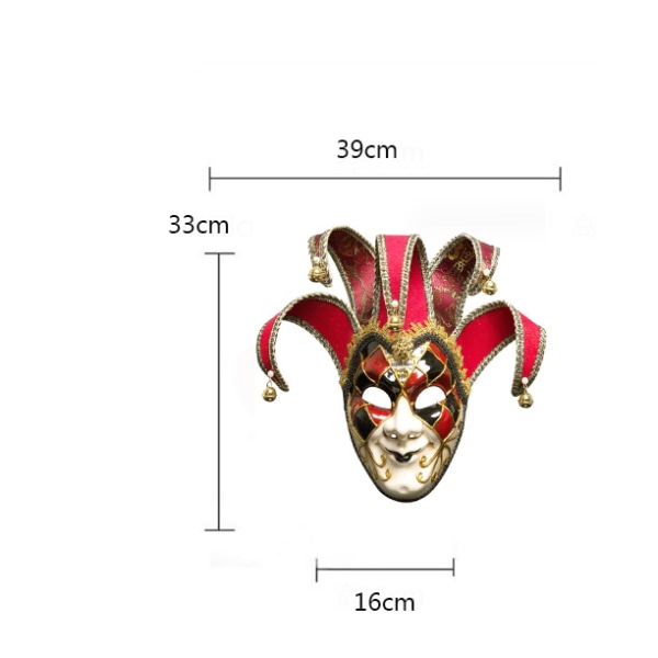 Venedig Vintage Mask Ball Mask dekoration Red