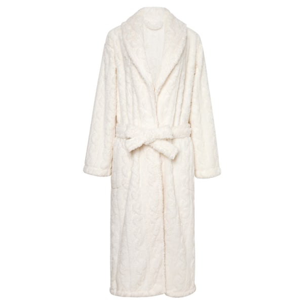 Miesten ja naisten Terry-shawl-turkkilainen kylpytakki White 2XL