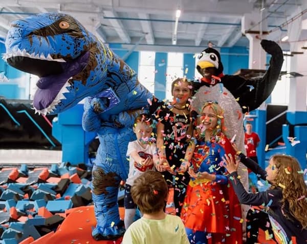 Oppblåsbart Dinosaurkostyme for Voksne, Dinosaur Oppblåsbart Kostyme for Voksne Blue